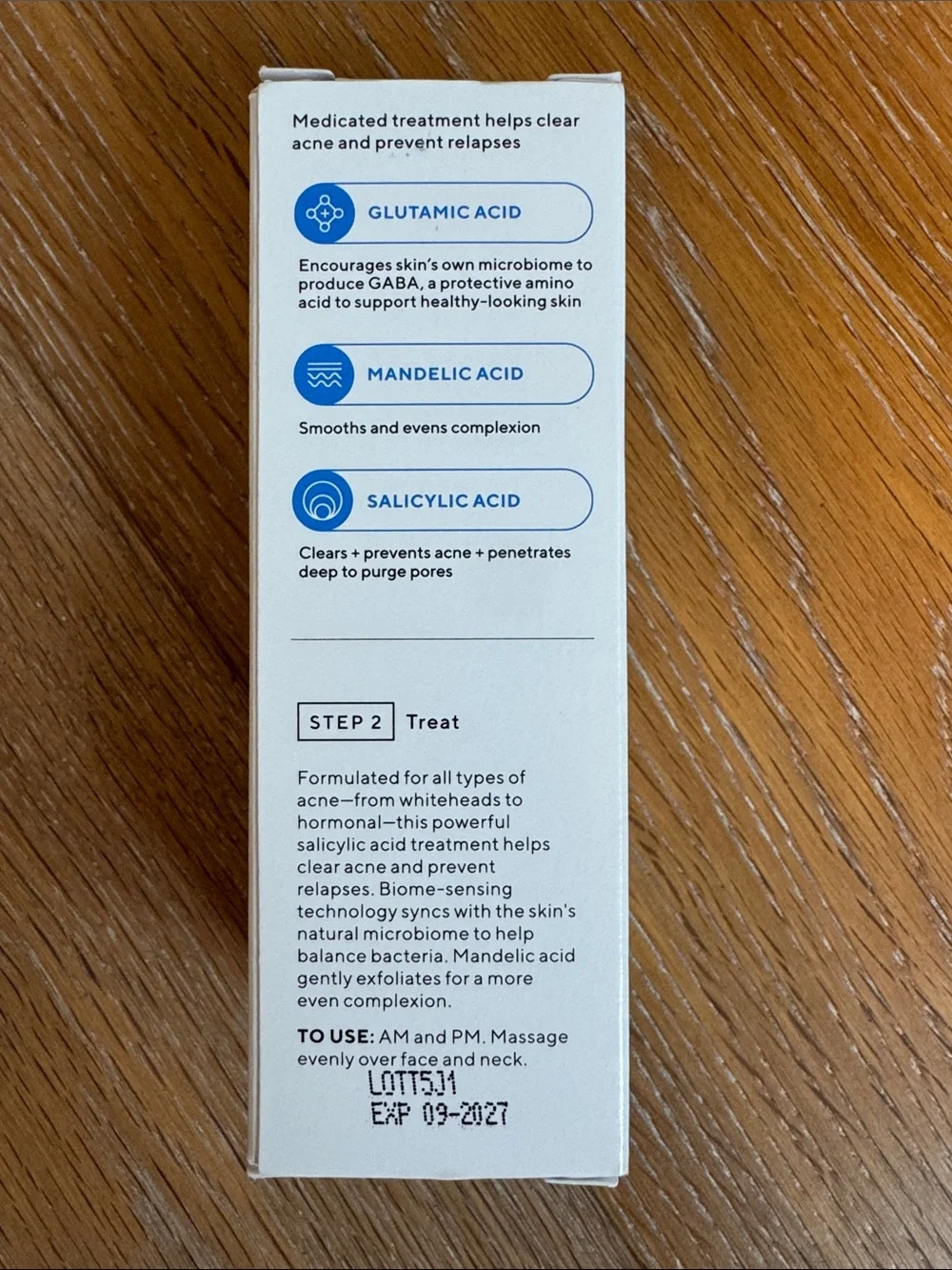 Murad Acne Control Biome-Balancing Treatment Serum - Bright Blue Packaging